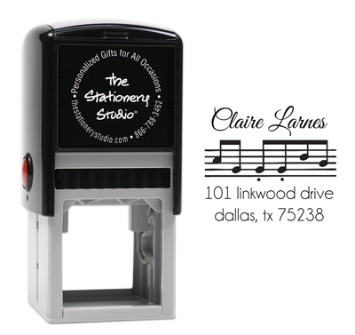 Music Staff Self Inking Stamper